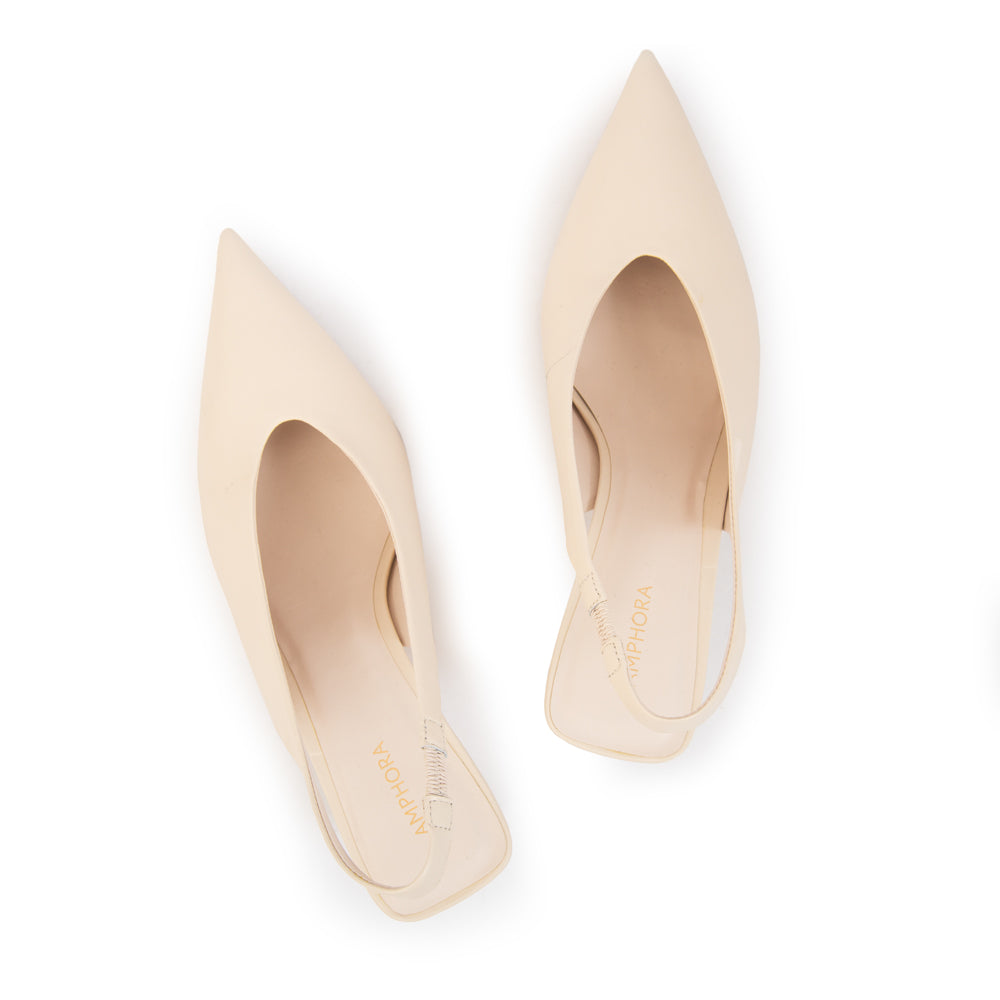 Zapato catalina blanco crudo