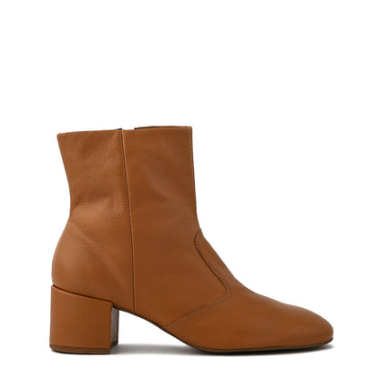 Botin taco claudine camel