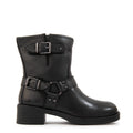 Botin biker dakota cuero negro