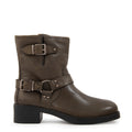 Botin biker dakota cuero verde oliva