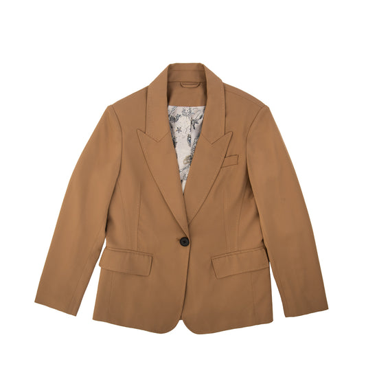 Chaqueta blazer debby camel