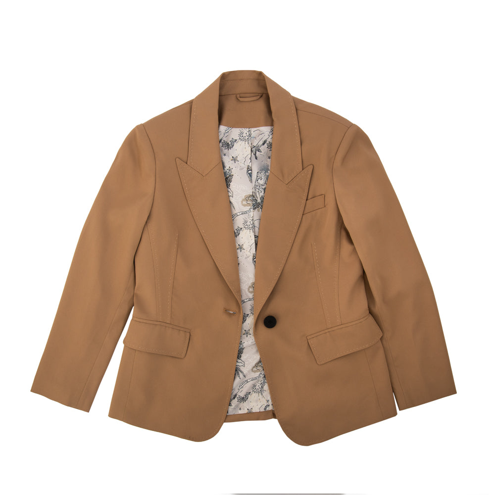 Chaqueta blazer debby camel