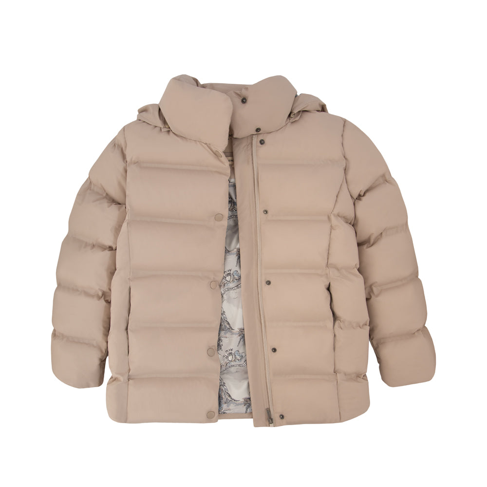 Parka puffy elisa taupe