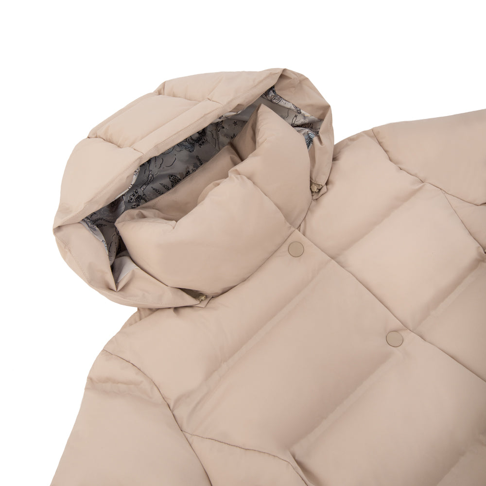 Parka puffy elisa taupe