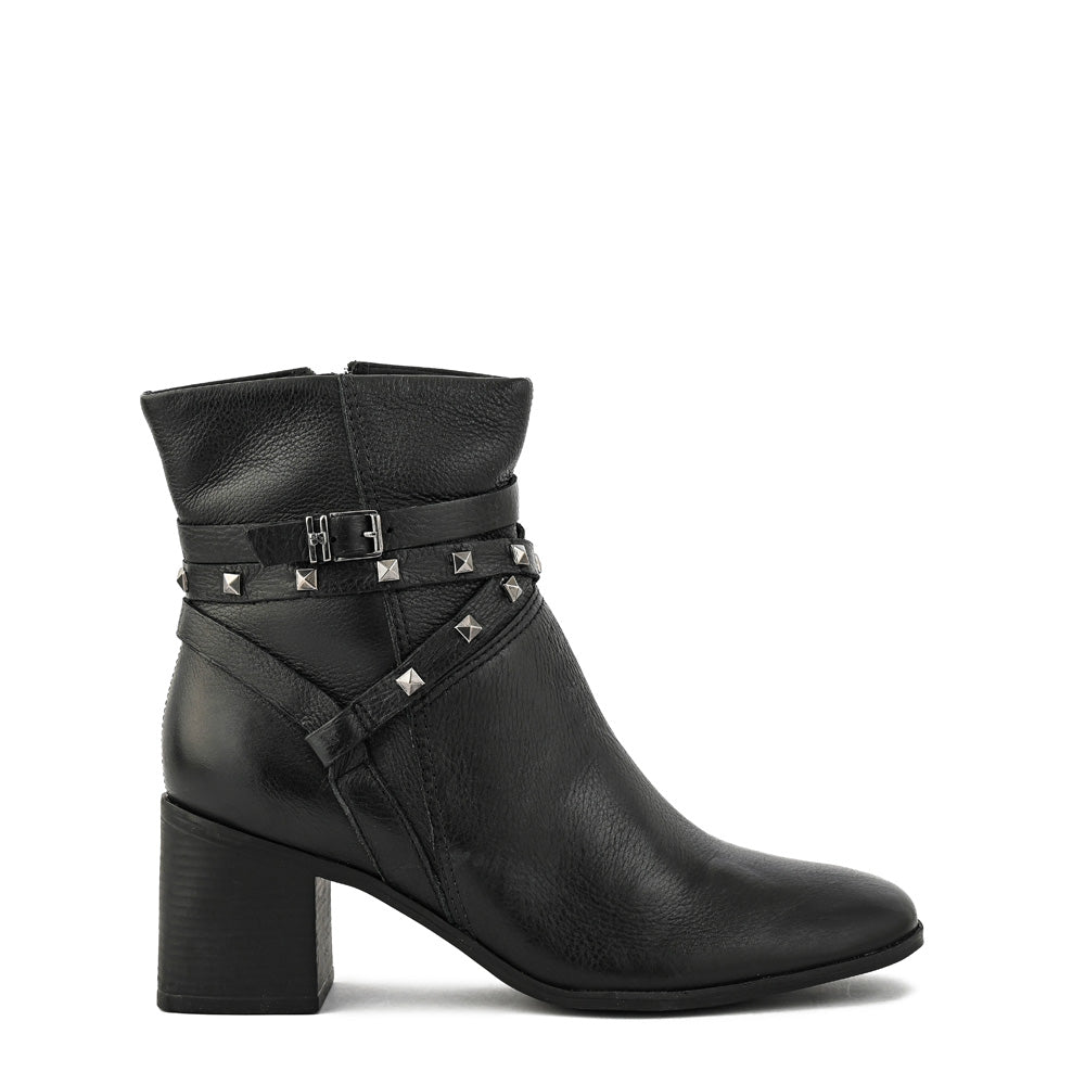 Botin taco elise negro