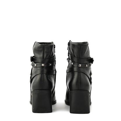 Botin taco elise negro