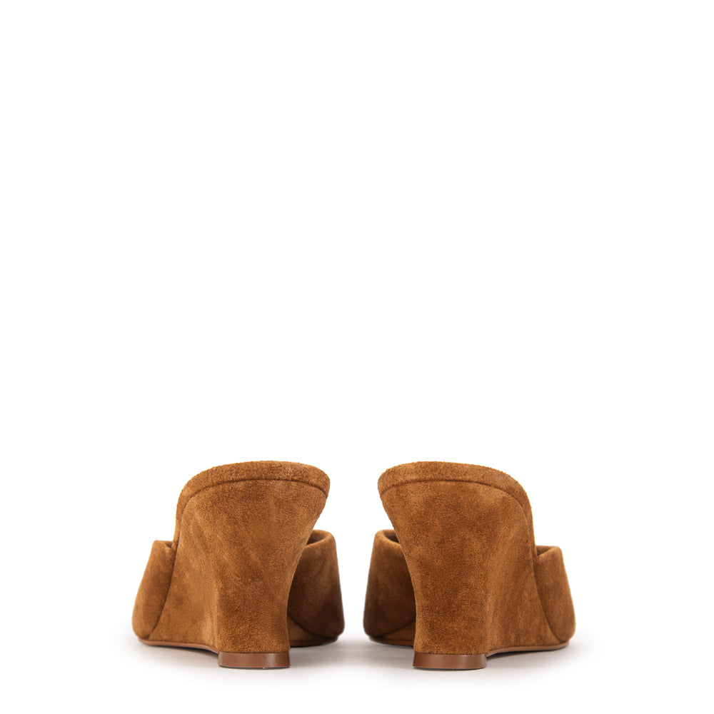 Sandalia mule emilia café