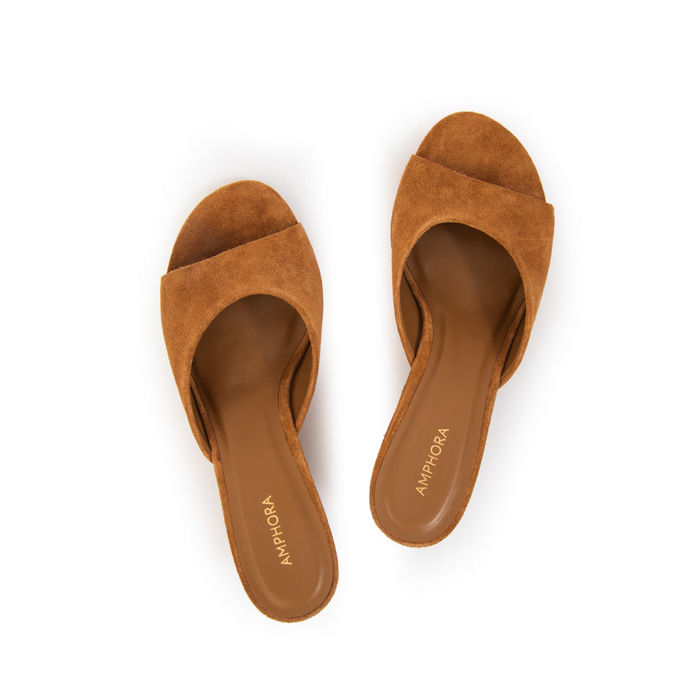 Sandalia mule emilia café