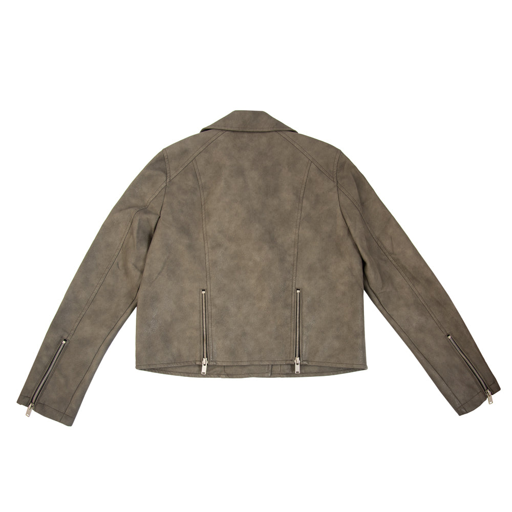 Biker jacket emili gris oscuro