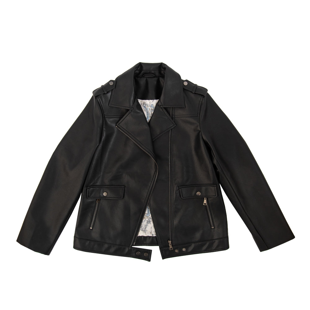 Chaqueta biker fiona negro