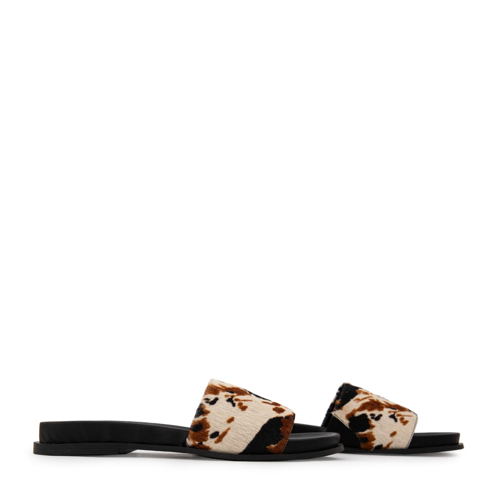 Sandalia freya cuero negro especial