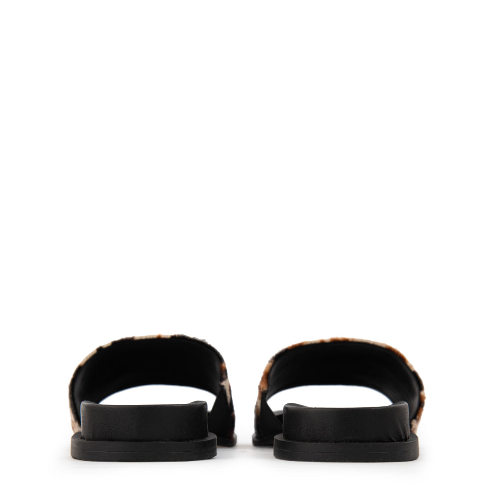 Sandalia freya cuero negro especial