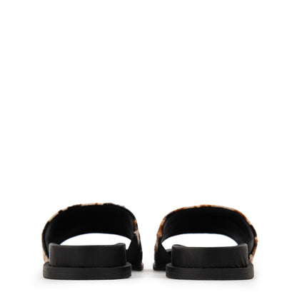 Sandalia freya cuero negro especial