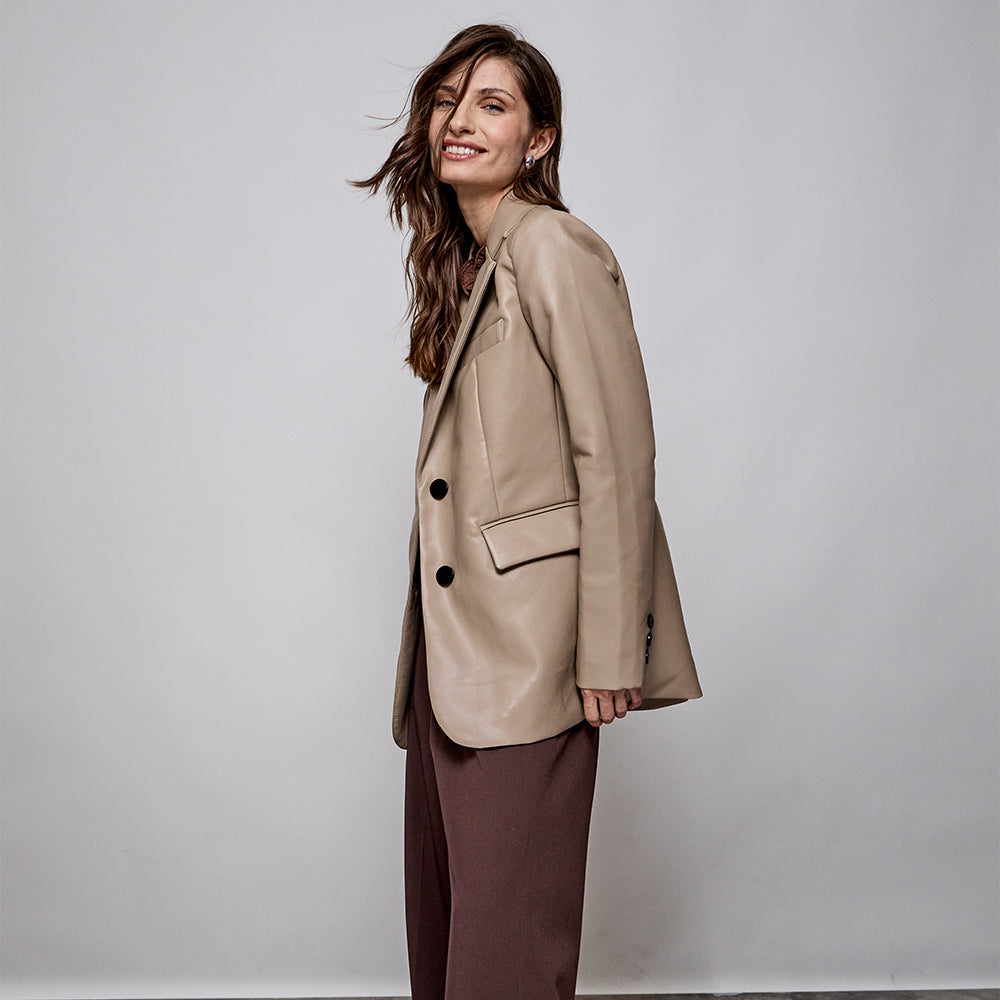 Chaqueta gaby taupe