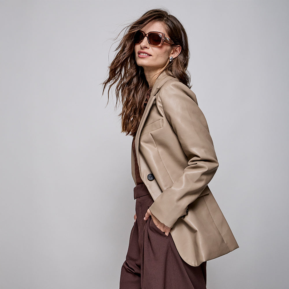 Chaqueta gaby taupe
