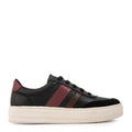 Zapatilla galia cuero negro