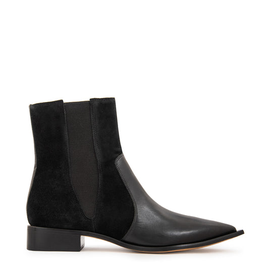 Botin gigi cuero negro