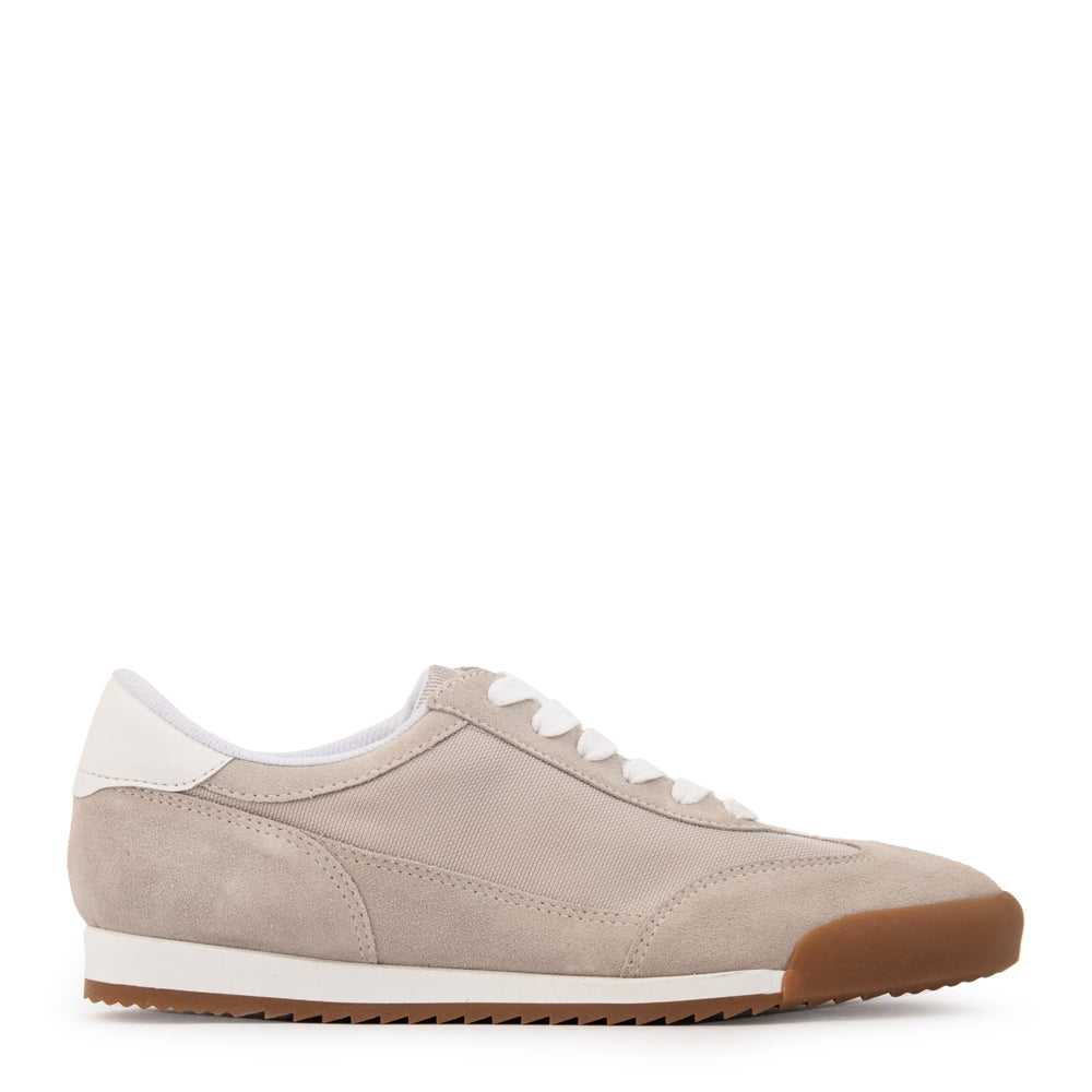 Zapatilla ivy cuero gris