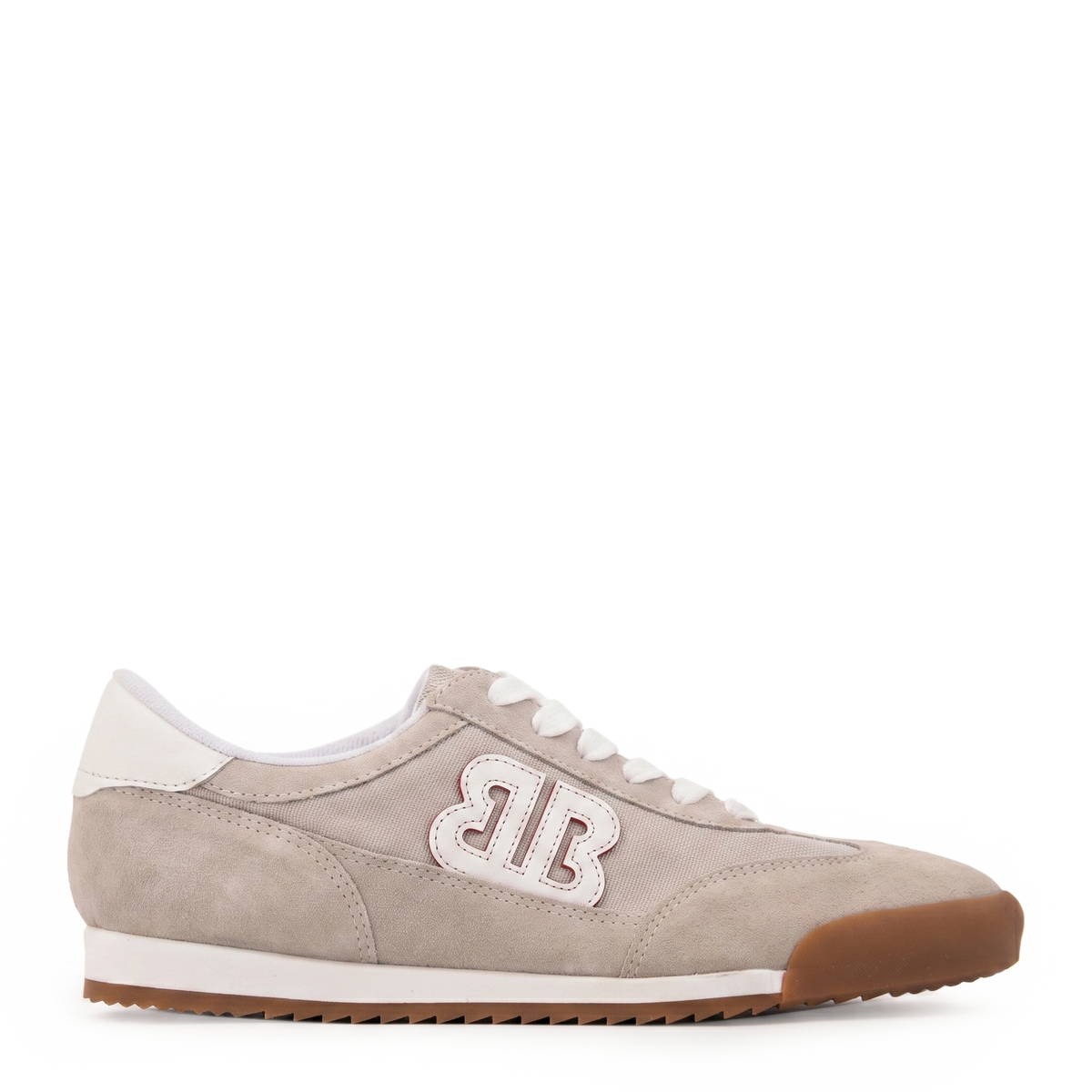 Zapatilla ivy gris claro y plata