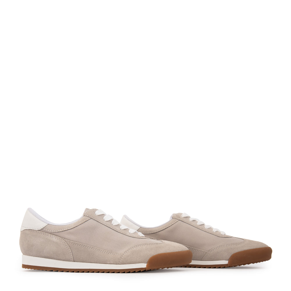 Zapatilla ivy cuero gris