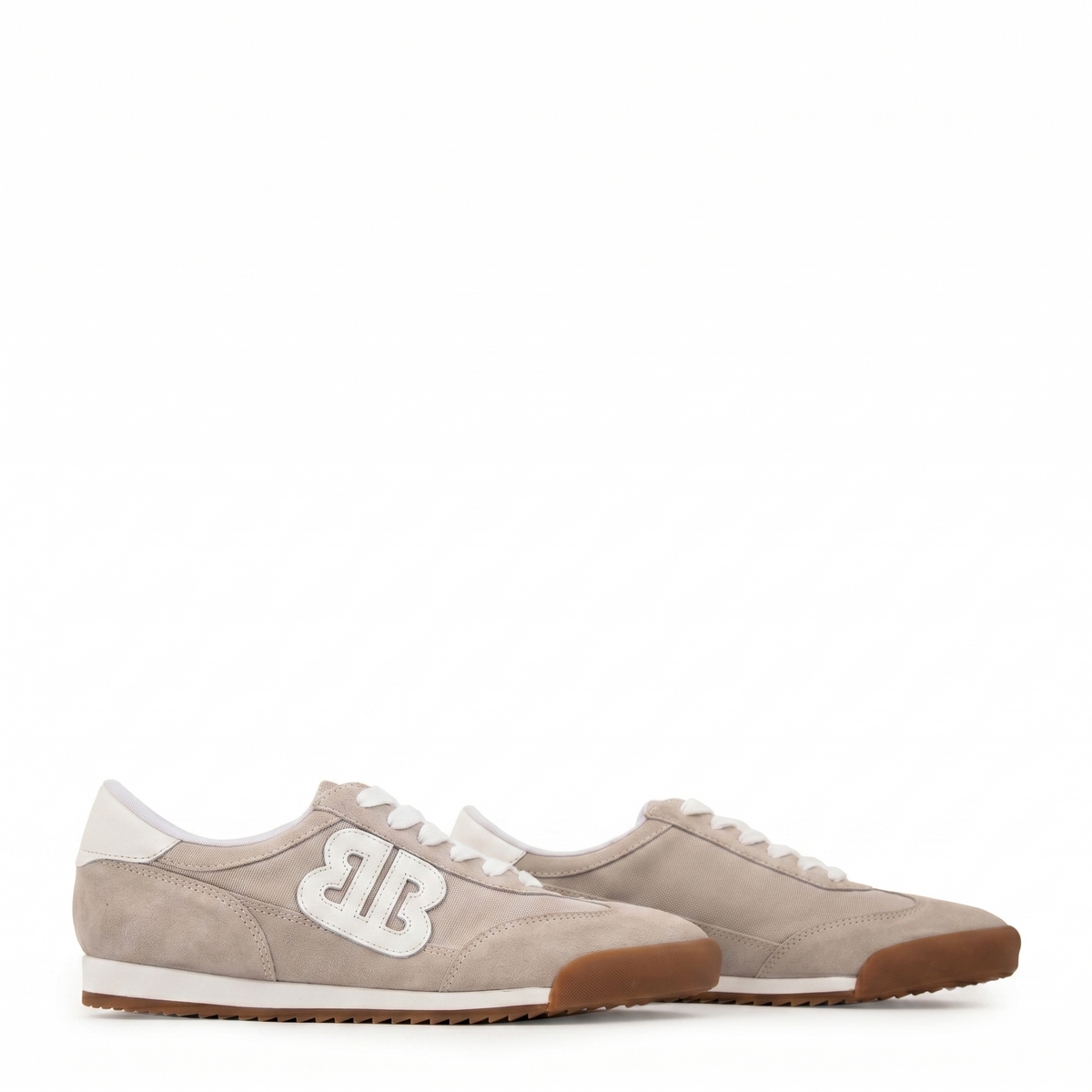 Zapatilla ivy gris claro y plata