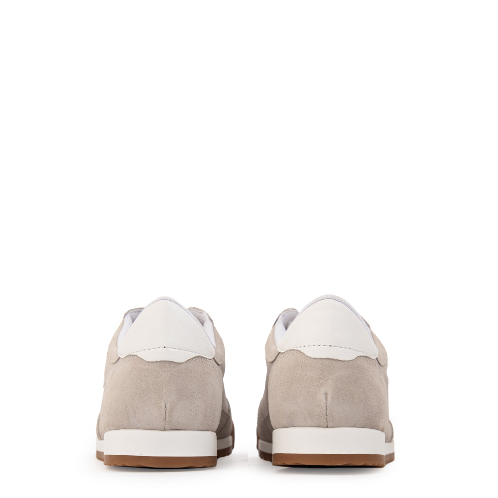 Zapatilla ivy cuero gris