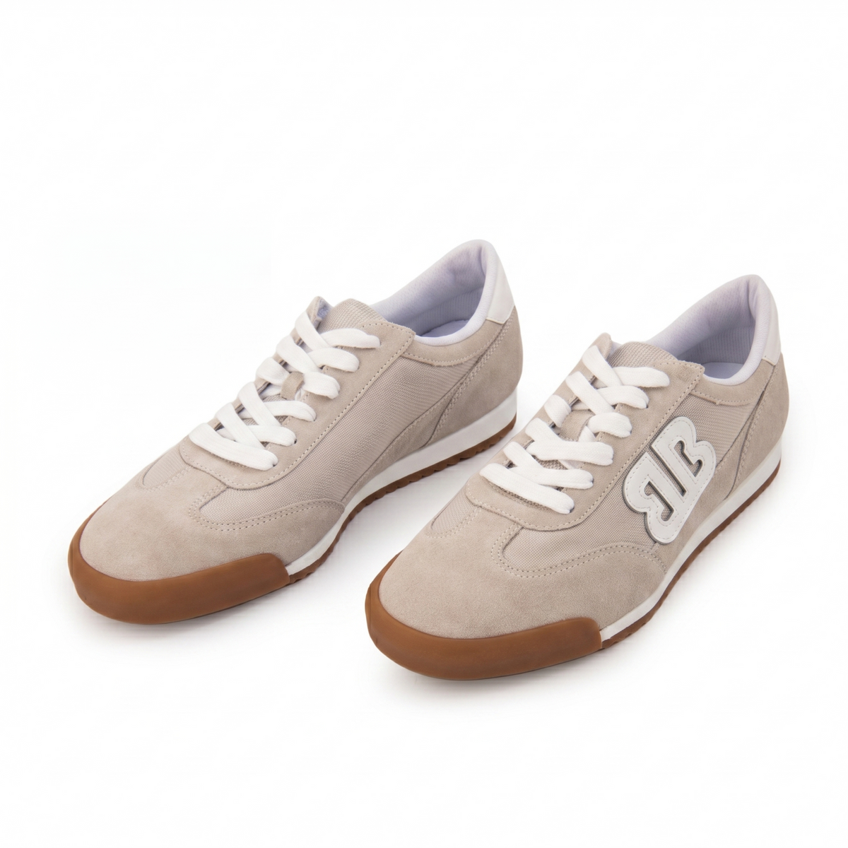 Zapatilla ivy gris claro y plata