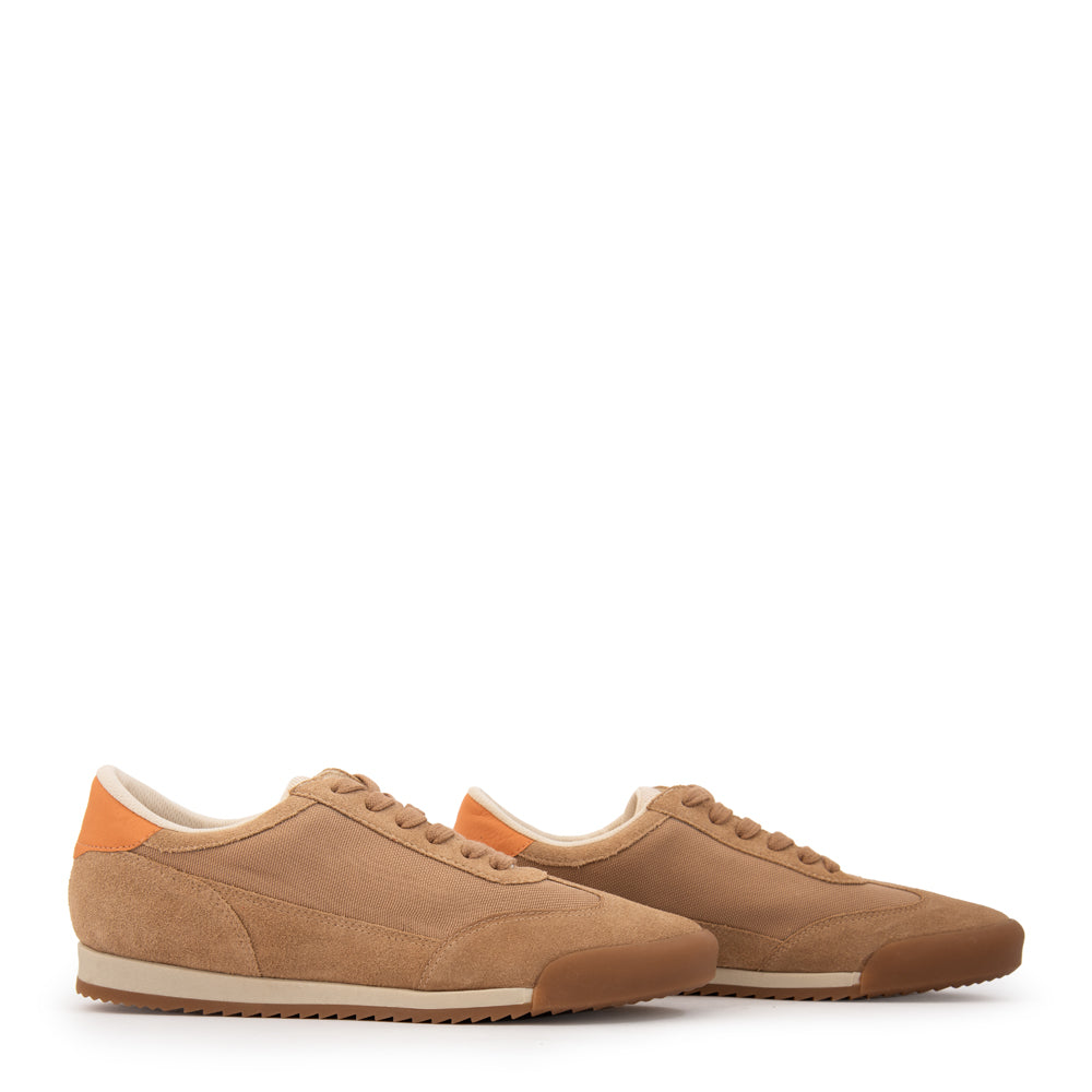 Zapatilla ivy cuero beige