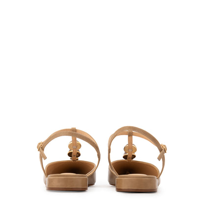 Zapato jade cuero taupe