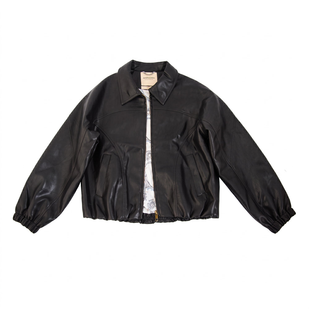 Chaqueta bomber julieta negro