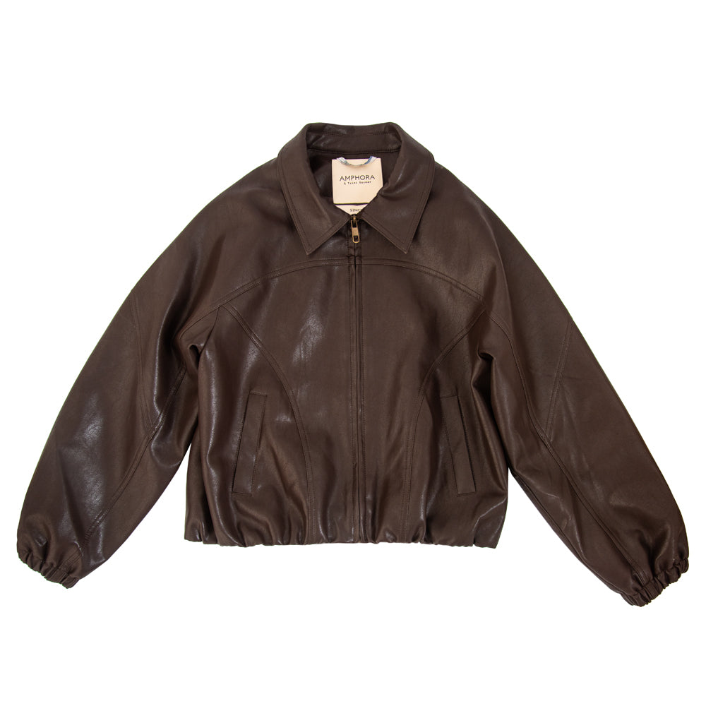 Chaqueta bomber julieta café oscuro