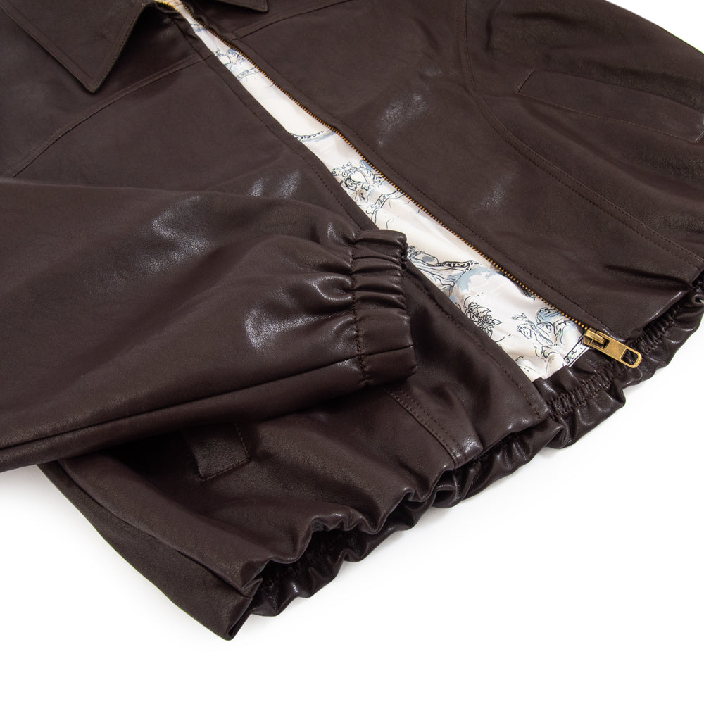 Chaqueta bomber julieta café oscuro