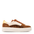 Zapatilla kristen  cuero camel