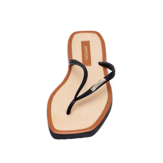 Sandalia lilo cuero negro