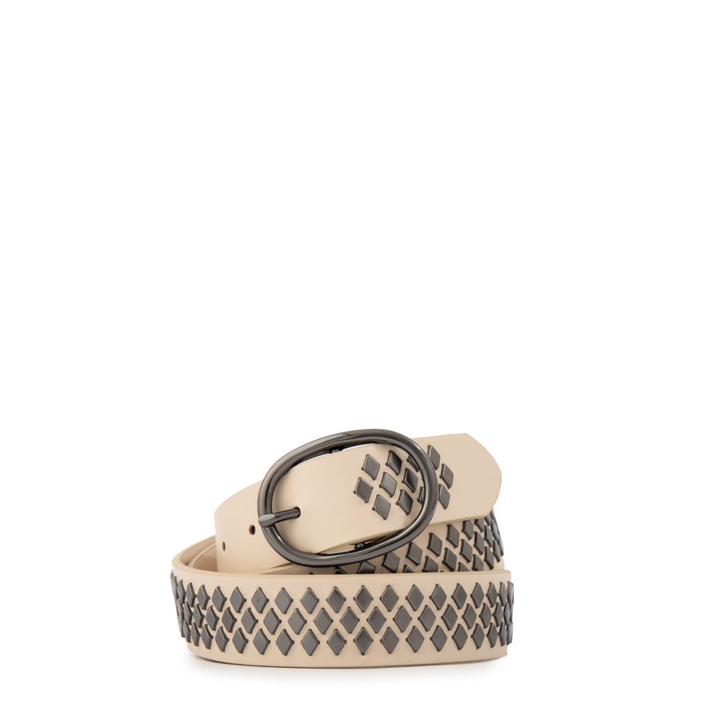 Cinturon lina beige