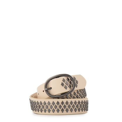 Cinturon lina beige