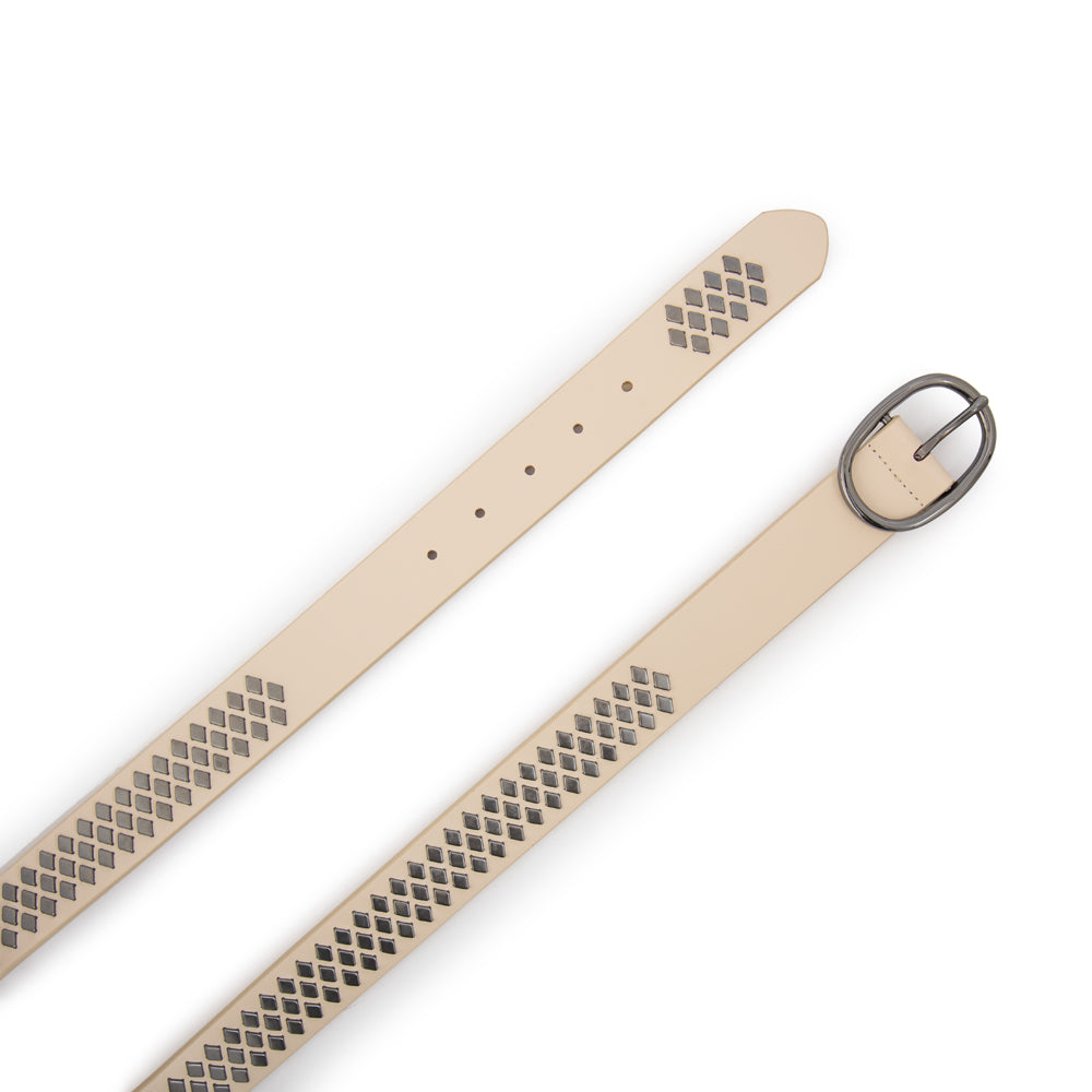 Cinturon lina beige
