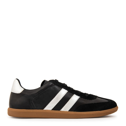 Zapatilla liu cuero negro