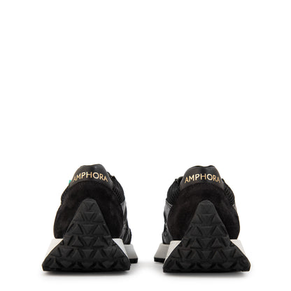 Zapatilla liv cuero negro