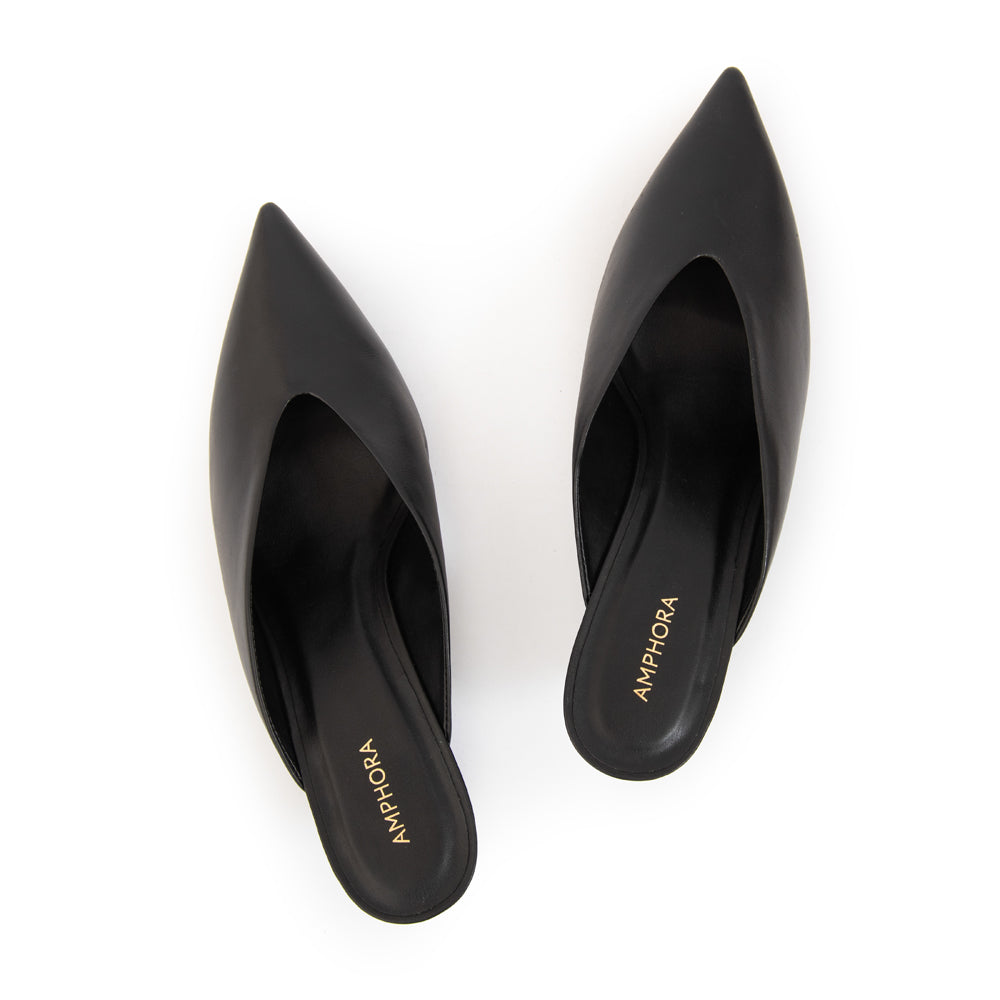 Zapato mule lorenza negro