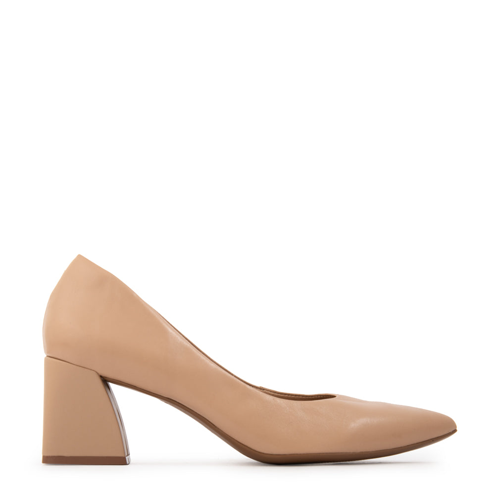 Zapato Tipo reina luna beige oscuro