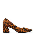 Zapato tipo reina luna cuero animal print