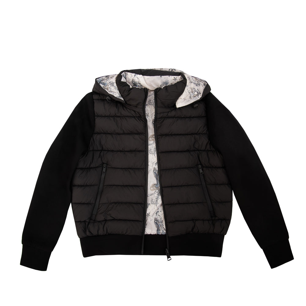Chaqueta reversible manuela negro