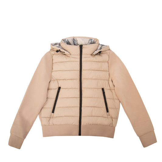 Chaqueta reversible manuela beige