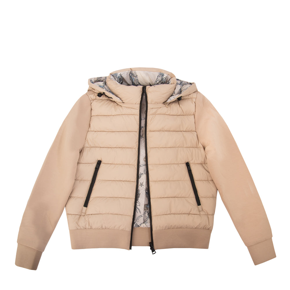 Chaqueta reversible manuela beige
