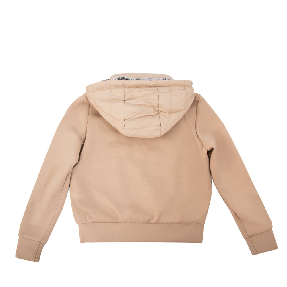 Chaqueta reversible manuela beige