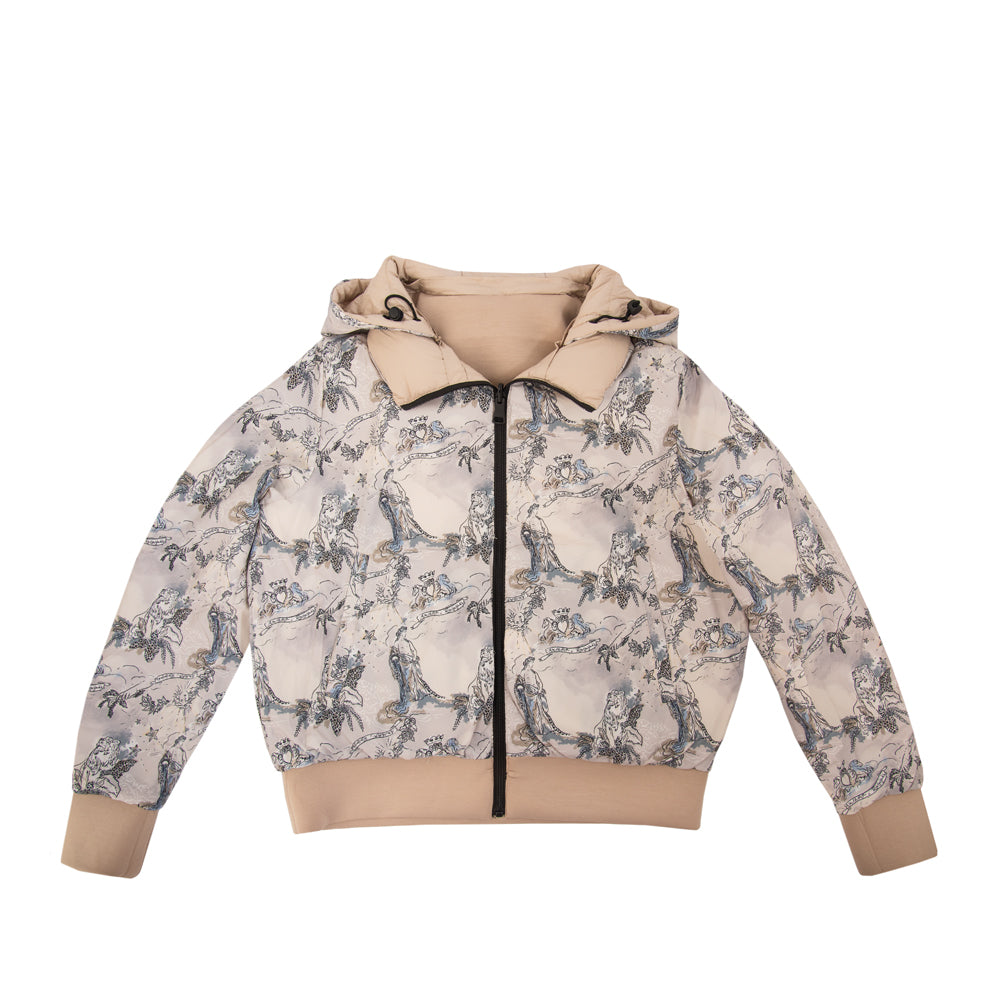 Chaqueta reversible manuela beige