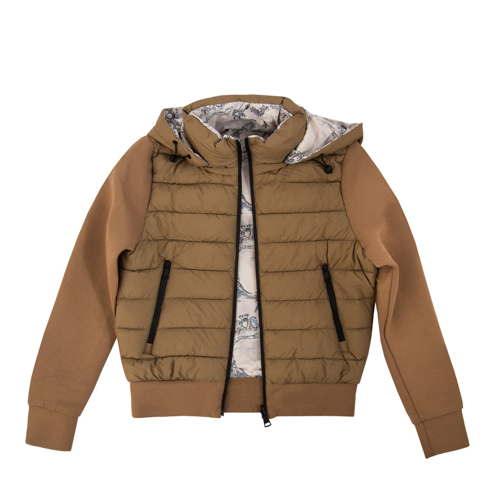 Chaqueta reversible manuela verde oliva