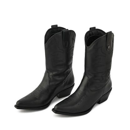 Botin Taco marcella negro