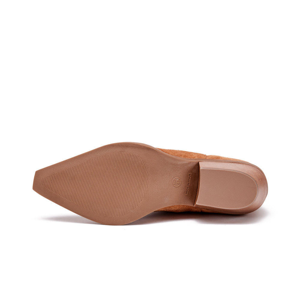 Bota marcella cuero café